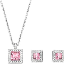 Load image into Gallery viewer, Swarovski 5260703 Light Amethyst Crystal GINO Set Necklace &amp; Earrings MSRP $149
