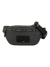 Load image into Gallery viewer, Bally Redo 6234241 Antracite Black Belt Bag MSRP $480
