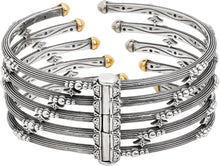 Load image into Gallery viewer, Konstantino Delos 2 Sterling Silver &amp; 18k Yellow Gold Bracelet BMK4456-130
