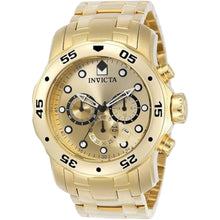 Load image into Gallery viewer, Invicta Men&#39;s 0074 Pro Diver Scuba Gold Dial Chronograph Watch 48mm MSRP $895
