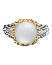 Load image into Gallery viewer, Konstantino Dome Silver 18k Gold MOP Doublet Ring DKJ970-313 S6 MSRP $690
