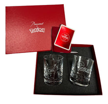 Load image into Gallery viewer, Baccarat 2815138 Pikachu Poke Ball Tumblers Crystal Engraved Glass MSRP $ 450
