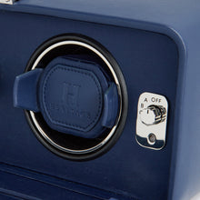 Load image into Gallery viewer, WOLF 452617 Windsor Heritage Navy Double Watch Winder MSRP $875
