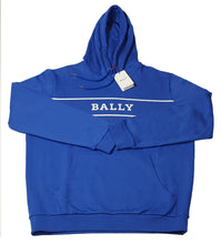 Load image into Gallery viewer, Bally 6240606 Unisex Blue Hooded Sweatshirt MSRP $375
