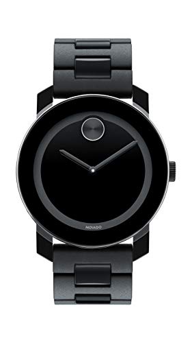 Movado BOLD Men's 3600047 TR90 Black Stainless Steel Swiss Quartz Watch 42mm $695