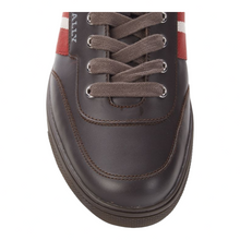 Load image into Gallery viewer, Bally Oriano Men&#39;s 6240313 Chocolate Leather Sneaker MSRP $560 NEW
