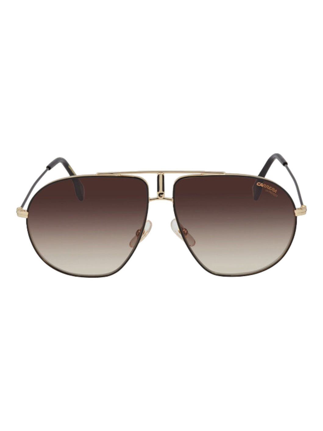 Carrera BOUND Pilot Unisex Black Gold/Brown 60-12-145 Sunglasses MSRP $158