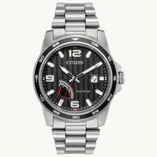 Load image into Gallery viewer, NEW Citizen Eco-Drive PRT Men&#39;s Black Dial Bracelet Watch AW7030-57E MSRP $350
