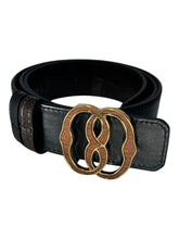 Load image into Gallery viewer, Bally 6305270 Croc Embossed Adjustable Reversible Brown Leather Belt EU 90/US36 MSRP $490
