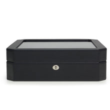 Load image into Gallery viewer, Wolf 4584029 Windsor 10 Piece Watch Box in Black &amp; Grey MSRP $315
