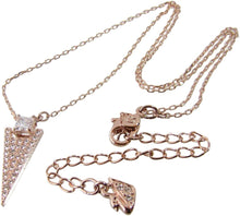 Load image into Gallery viewer, Swarovski Funk 5241276 Rose Gold Plated &amp; Crystal Pendant Necklace MSRP $99
