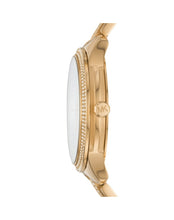 Load image into Gallery viewer, Michael Kors Cooper MK6613 Women&#39;s Gold-Tone Quartz 38mm Watch MSRP $325
