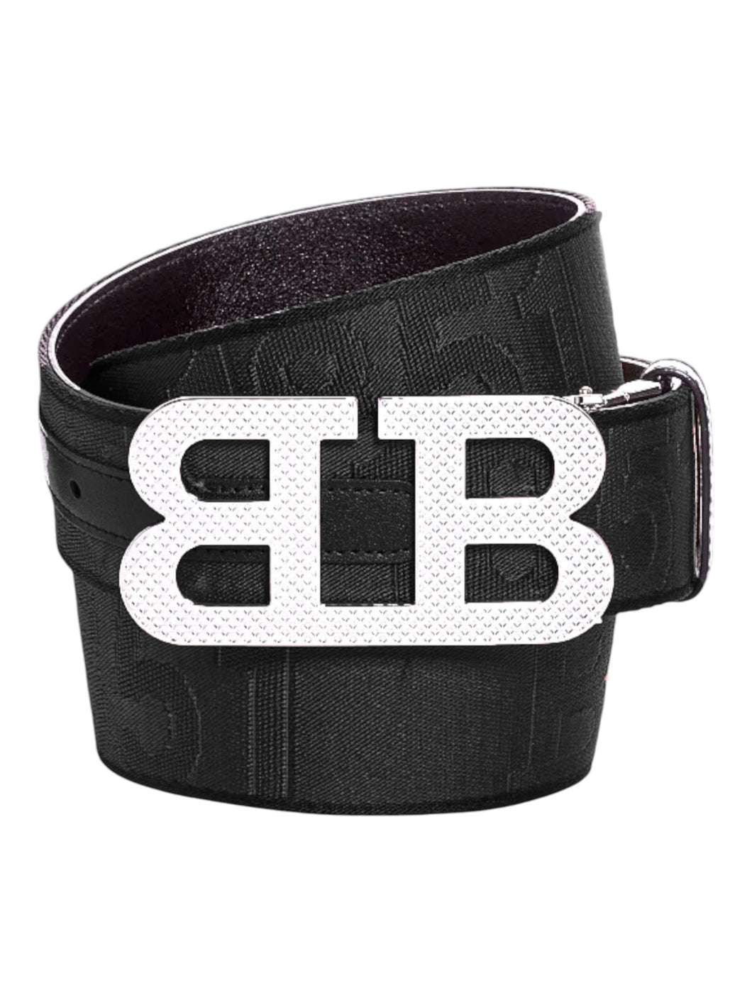 Bally 6239332 Men's Mirror Buckle Reversible Black Belt EU 120/US 47 MSRP $450