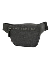 Load image into Gallery viewer, Bally Redo 6234241 Antracite Black Belt Bag MSRP $480
