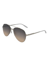 Load image into Gallery viewer, Carrera 113/S Unisex Aviator Silver/Brown Gradient 57-17-145 Sunglasses MSRP $185
