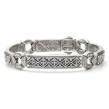 Load image into Gallery viewer, Konstantino Classic Men&#39;s Sterling Silver Large ID Cuff Bracelet BMK4146-131
