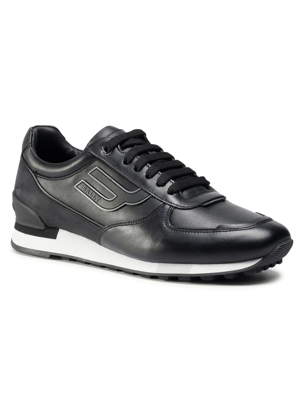 Bally Goody 6234617 Men's Black Calf Leather Sneakers MSRP $470