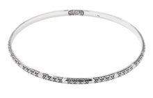 Load image into Gallery viewer, Konstantino Classic Sterling Silver Etched Bangle Bracelet BKJ186-131 MSRP $200
