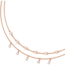 Load image into Gallery viewer, Swarovski Penélope Cruz Moonsun Limited Edition Rose Gold Double Necklace $149
