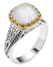 Load image into Gallery viewer, Konstantino Dome Silver 18k Gold MOP Doublet Ring DKJ970-313 S6 MSRP $690
