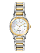 Load image into Gallery viewer, Citizen Diamond Mother of Pearl Dial Ladies Two-tone Watch EM0734-56D MSRP$350
