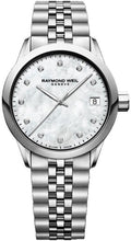 Load image into Gallery viewer, Raymond Weil Women&#39;s 5634-ST-97081 Freelancer MOP Quartz Watch 34mm MSRP $1625
