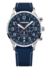 Load image into Gallery viewer, Wenger Swiss Army Men&#39;s 01.1543.117 Attitude Chrono Blue Dial Watch 44 mm MSRP$330
