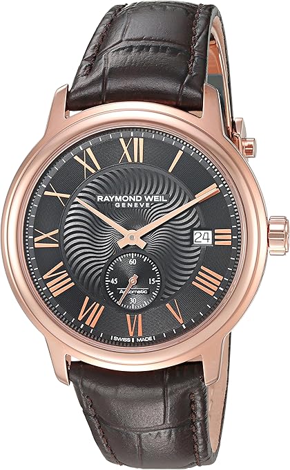 Raymond Weil Men's 2238-PC5-00209 Maestro Rose Gold Automatic Watch 39mm $1395