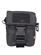 Load image into Gallery viewer, Bally Rady Men&#39;s 6234239 Anthracite Crossbody Bag MSRP $495
