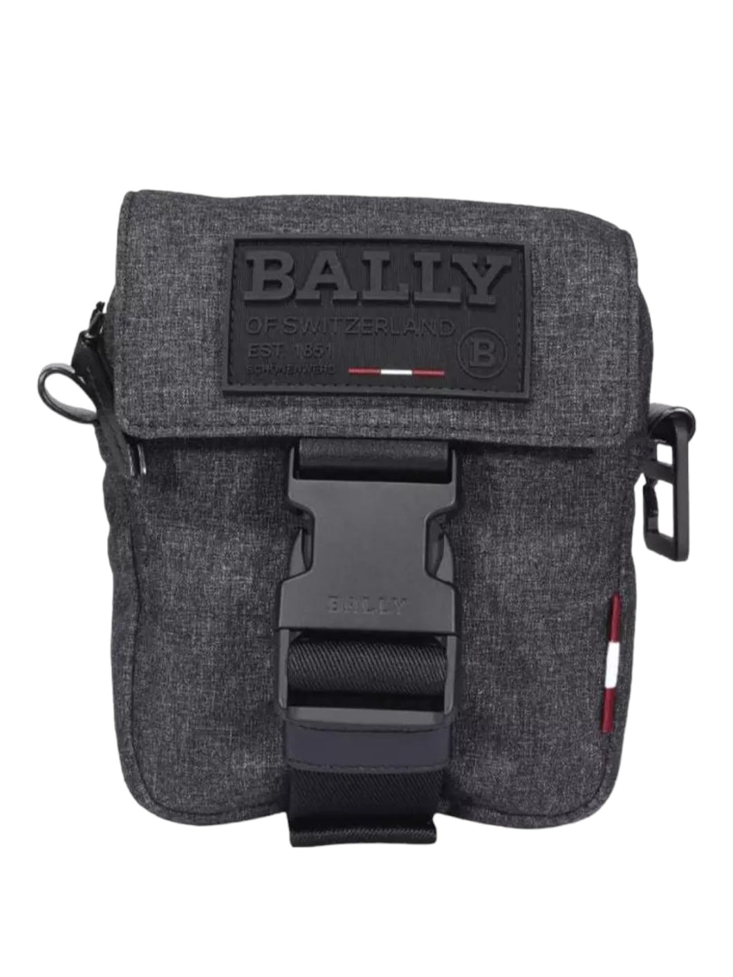 Bally Rady Men's 6234239 Anthracite Crossbody Bag MSRP $495