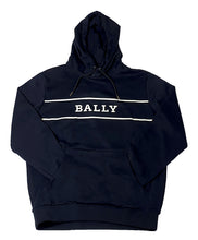 Load image into Gallery viewer, Bally 6234328 Unisex Black Hooded Sweatshirt Size S MSRP $375

