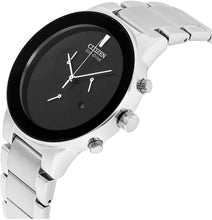 Load image into Gallery viewer, NEW Citizen Eco-Drive Axiom Men&#39;s Black Dial Bracelet Watch AT2240-51E MSRP $395
