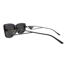 Load image into Gallery viewer, NEW PRADA Women&#39;s PR 14YS 1AB5S0 Black Frame Dark Grey Lens Sunglasses MSRP $475
