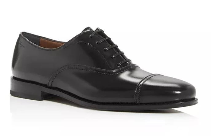 NEW SALVATORE FERRAGAMO Seul Men's 725238 Black Shoe Size 7 EEE MSRP $895