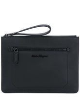 Load image into Gallery viewer, NEW SALVATORE FERRAGAMO Men&#39;s 687229 Black Document Holder MSRP $650
