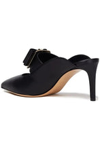 Load image into Gallery viewer, NEW SALVATORE FERRAGAMO Zelda Women&#39;s 724997 Black Mule Size 5.5 D MSRP $865
