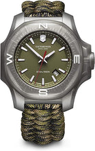 Load image into Gallery viewer, NEW VICTORINOX I.N.O.X Men&#39;s 241727 Green Camo Swiss Quartz Watch MSRP $725
