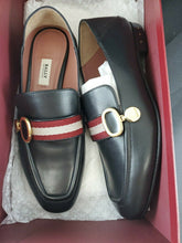 Load image into Gallery viewer, New Bally Livilla Women&#39;s 6213368 Collapsible Heel Black Loafer Slipper US 4.5 MSRP $750
