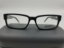 Load image into Gallery viewer, New GANT Bendels Black Eyeglasses Frame Rectangle 53-15-140  Case &amp; Cloth $159
