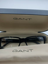 Load image into Gallery viewer, New GANT Bendels Black Eyeglasses Frame Rectangle 53-15-140  Case &amp; Cloth $159
