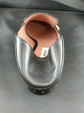 Load image into Gallery viewer, New Bally Livilla Women&#39;s 6213368 Collapsible Heel Black Loafer Slipper US 4.5 MSRP $750
