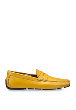 Load image into Gallery viewer, Bally Warno 6230215 Men&#39;s Mustard Calf Leather Driver Shoes US 10 MSRP $495
