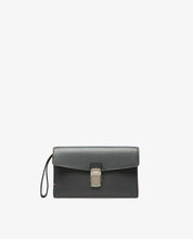 Load image into Gallery viewer, NEW Bally Gully Men&#39;s 6231789 Grey Leather Clutch Bag MSRP $990
