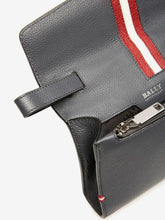 Load image into Gallery viewer, NEW Bally Gully Men&#39;s 6231789 Grey Leather Clutch Bag MSRP $990
