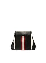 Load image into Gallery viewer, Bally Huya Men&#39;s 6231827 Black Leather Cross Body Bag MSRP $650
