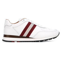 Load image into Gallery viewer, NEW Bally Aston Men&#39;s 6205287 White Leather Sneakers US 6 MSRP $600
