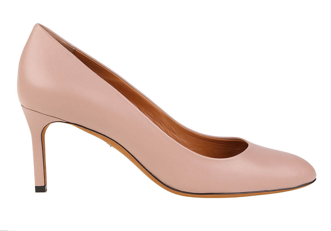 NEW Bally Edita Women's 6210551 Nude Leather Pumps US 5.5 MSRP $475