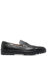 Load image into Gallery viewer, NEW Bally Relon Men&#39;s 6225652 Black Grained Leather Loafers US 10 MSRP $550
