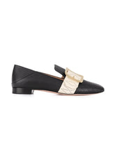 Load image into Gallery viewer, Bally Janelle 6225882 Ladies Black Calf Leather Slippers US 8.5 MSRP $790
