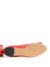 Load image into Gallery viewer, NEW SALVATORE FERRAGAMO Varina Quilted Women&#39;s 672104 Red Flat Size 6.5 C MSRP $675
